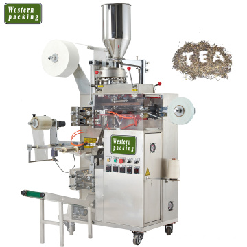 Máquina de embalaje de bolsas de té pequeñas chinos automáticos de fábrica con hilo/ etiqueta